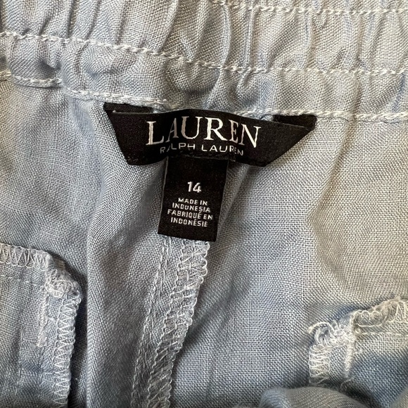 Ralph Lauren Black Label  Linen Shorts Size 14. NWOT - Picture 3 of 6